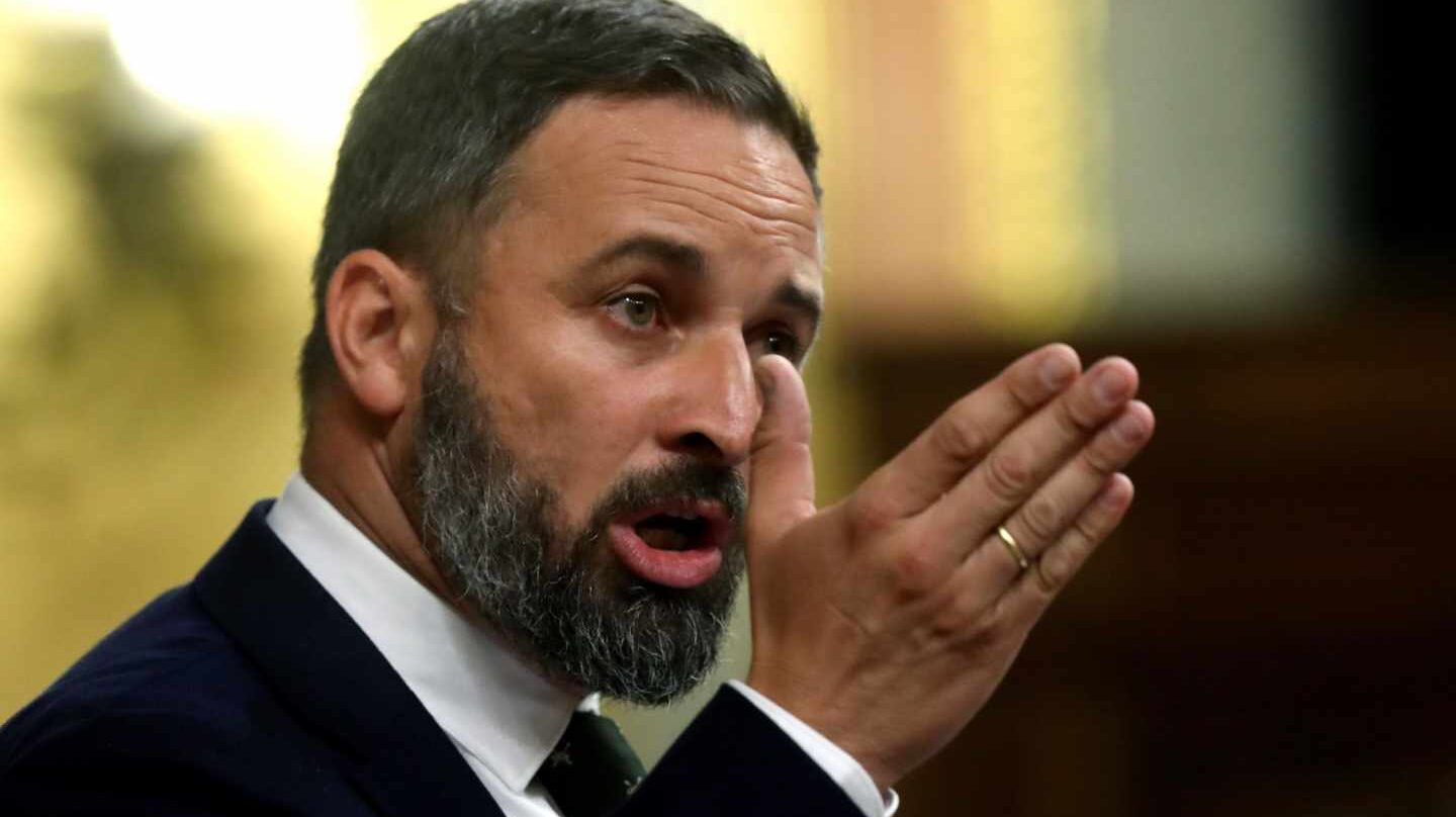 El líder de Vox, Santiago Abascal.