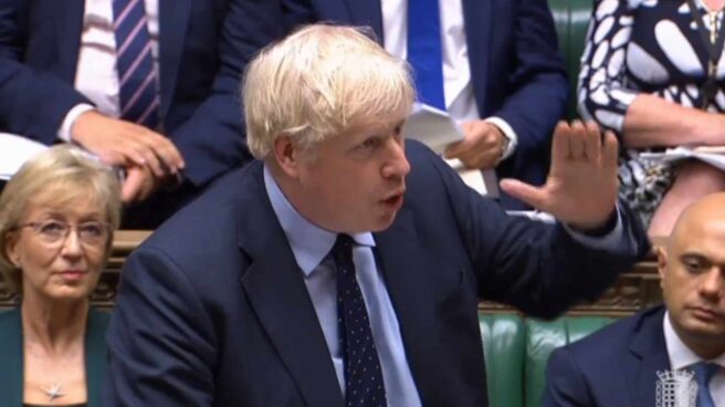 Boris Johnson, en el Parlamento.