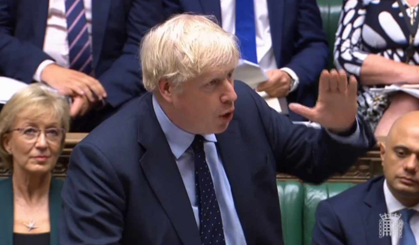 Boris Johnson, en el Parlamento.