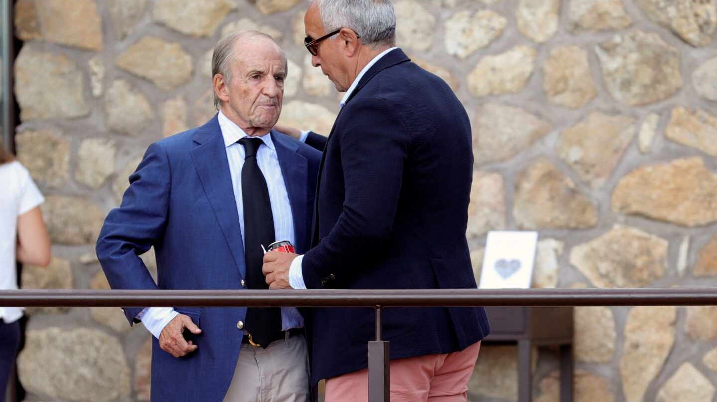 José María García, con Alejandro Blanco en Cercedilla.