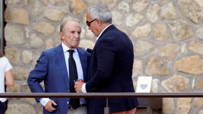 José María García, con Alejandro Blanco en Cercedilla.