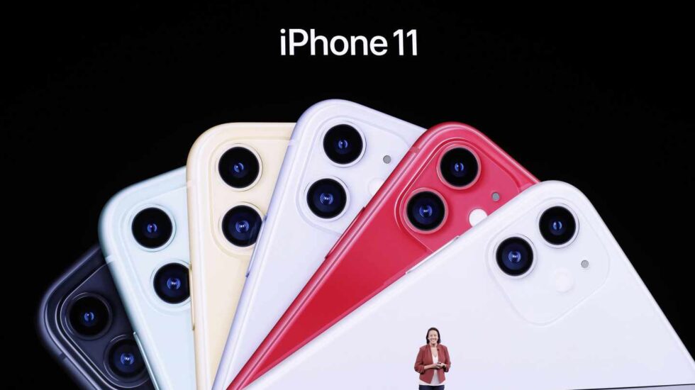 Presentación del iPhone 11.
