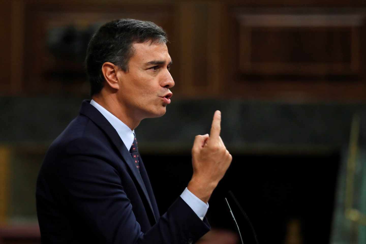 El presidente del Gobierno en funciones, Pedro Sánchez.