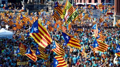 Aragonés se la juega en la manifestación de la Diada para presionar a Sánchez