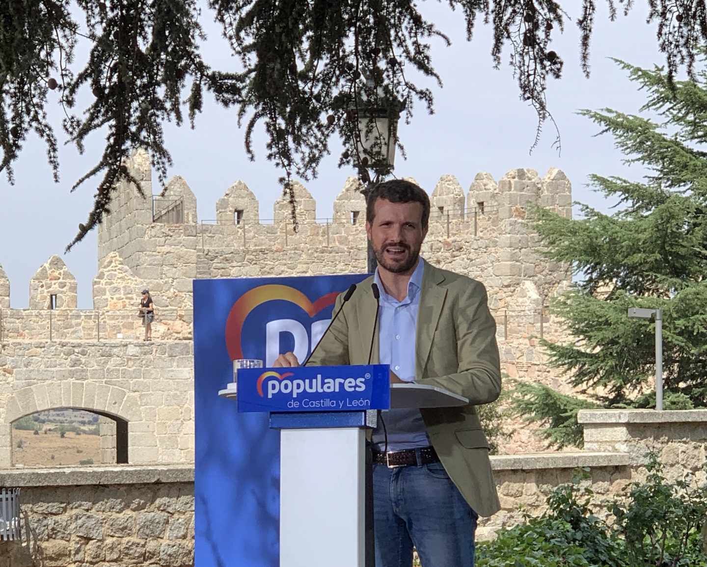 Pablo Casado, en Ávila.