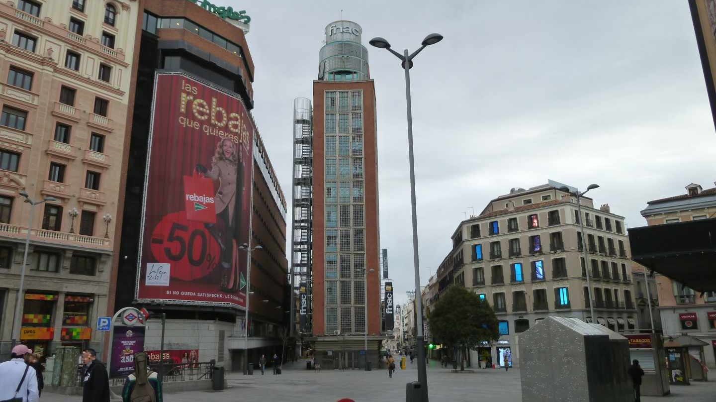 FNAC en la plaza de Callao de Madrid.