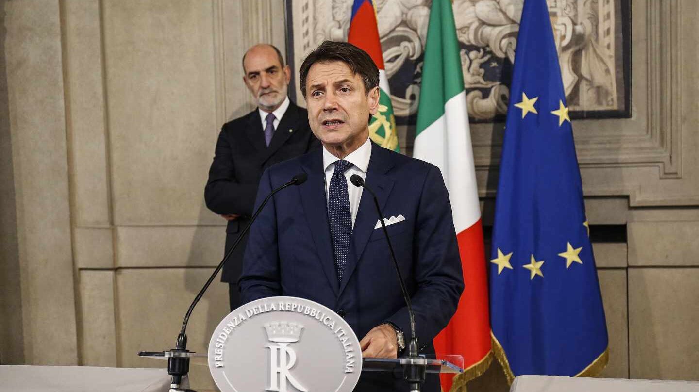 Giuseppe Conte, de nuevo primer ministro, ahora a cargo de un gabinete del PD y 5 Estrellas.
