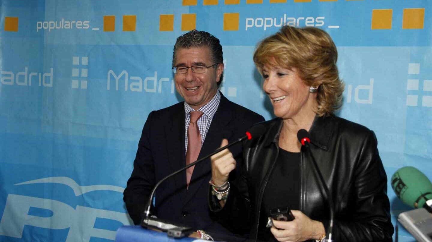 Francisco Granados y Esperanza Aguirre.