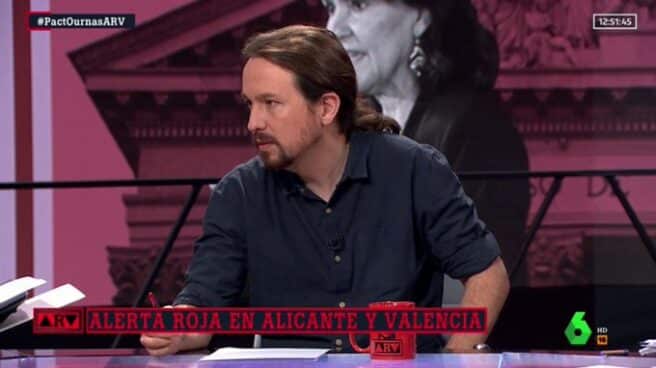 Pablo Iglesias, en La Sexta.