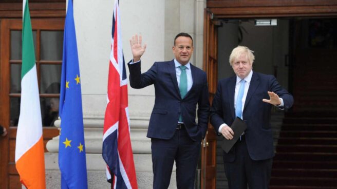 Boris Johnson meets Leo Varadkar in Dublin Leo Varadkar y Boris Johnson