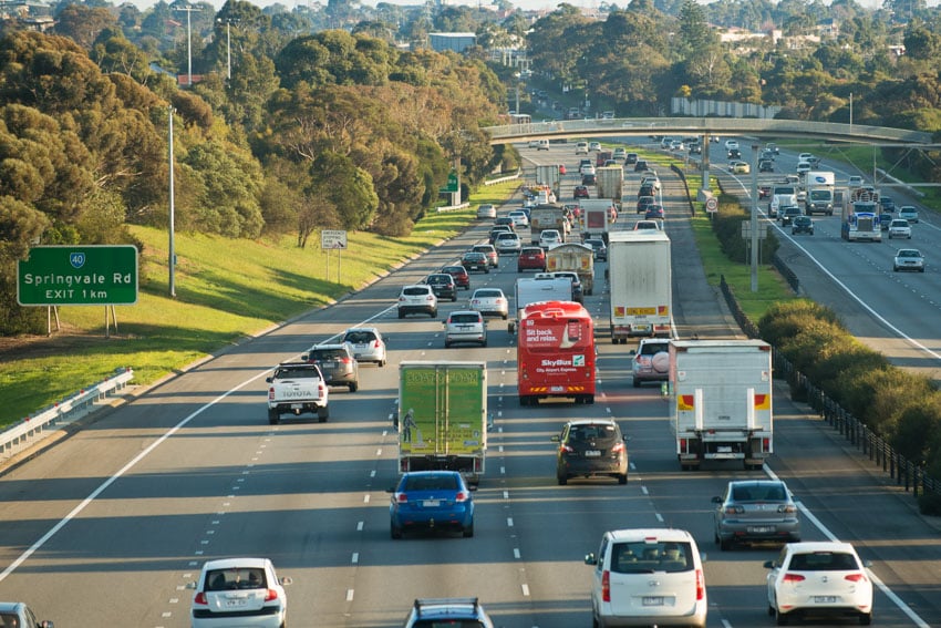 Autopista en Australia gestionada por Cimic (ACS).