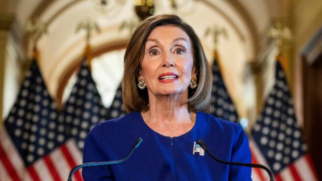 Nancy Pelosi, presidenta de la Cámara de Representantes.