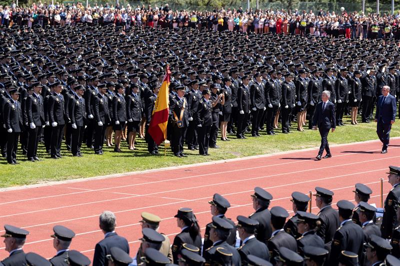 Acto de jura de la última promoción de la Policía Nacional.