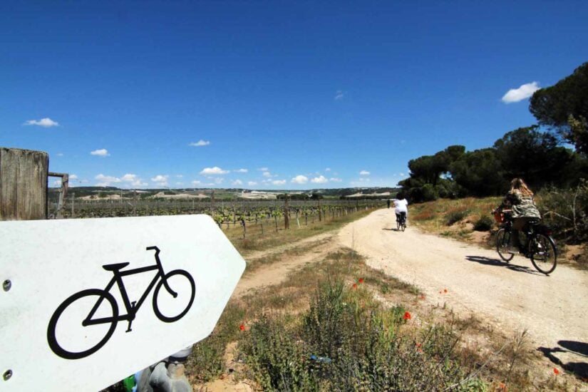 Paseo en bici por Finca Villacreces