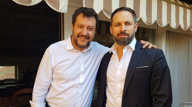 Matteo Salvini y Santiago Abascal.