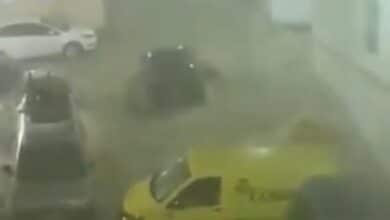 Málaga, azotada por el temporal