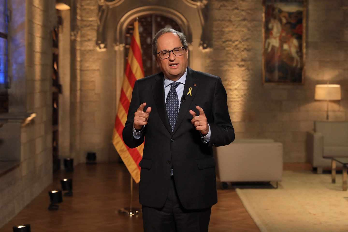 Torra llama a "romper las cadenas" para "volver a ejercer la autodeterminación"