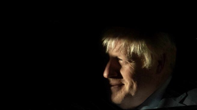 Boris Johnson, tras ser derrotado por el Parlamento británico.