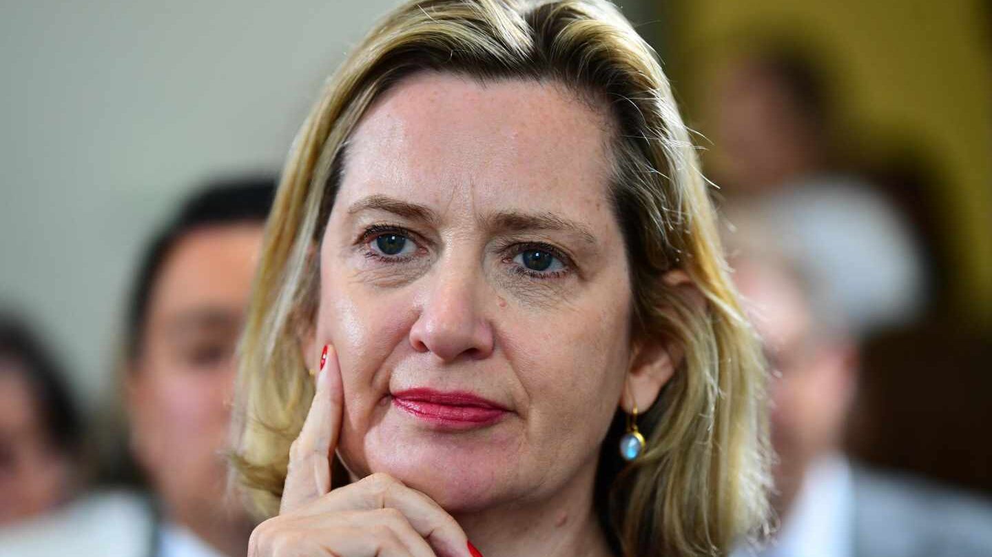 La ministra de Trabajo y Pensiones del Gobierno británico, Amber Rudd.