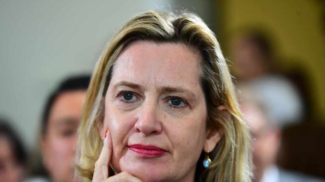 La ministra de Trabajo y Pensiones del Gobierno británico, Amber Rudd.