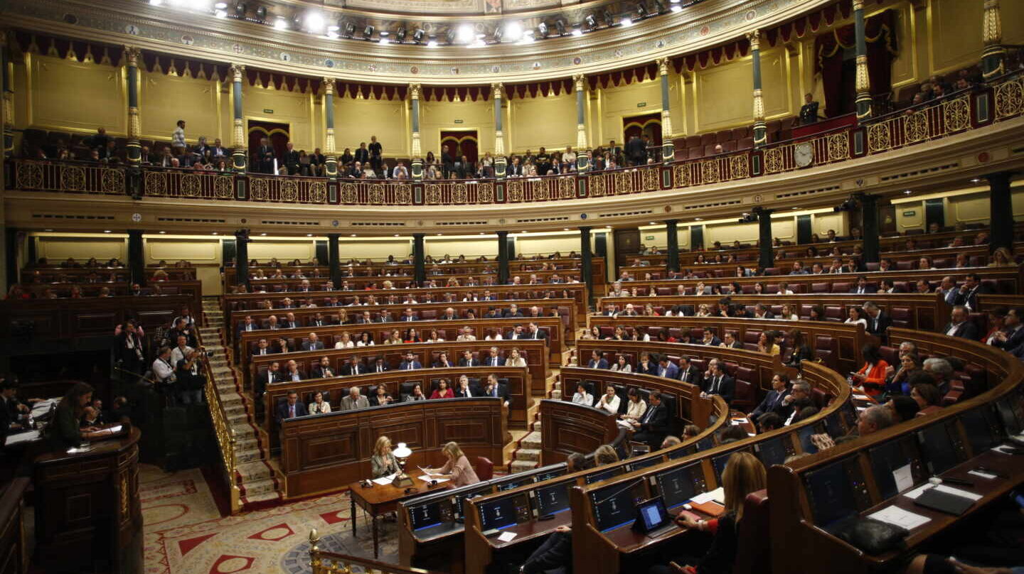 El hemiciclo del Congreso de los Diputados, el día que echó a arrancar la legislatura que ahora acaba (21 de mayo).