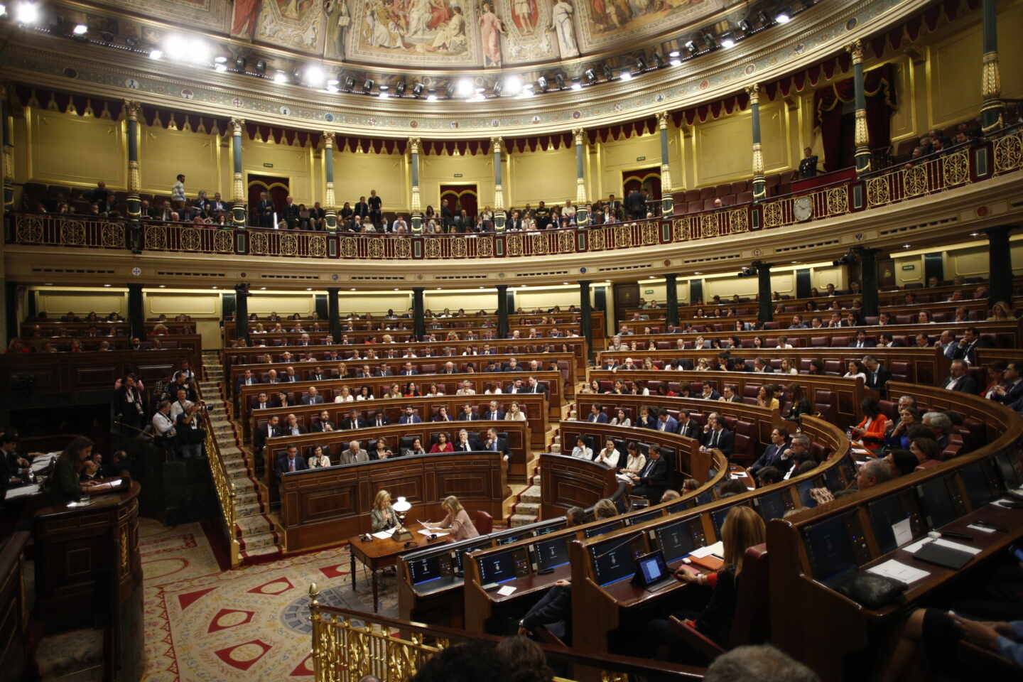 El hemiciclo del Congreso de los Diputados, el día que echó a arrancar la legislatura que ahora acaba (21 de mayo).