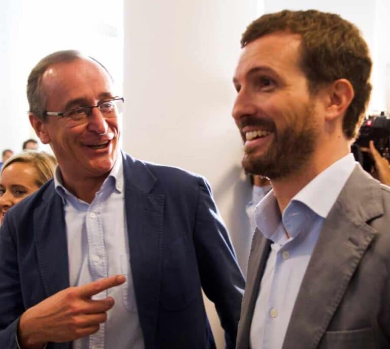 El PP vasco recibe a Pablo Casado en plena bronca contra Álvarez de Toledo
