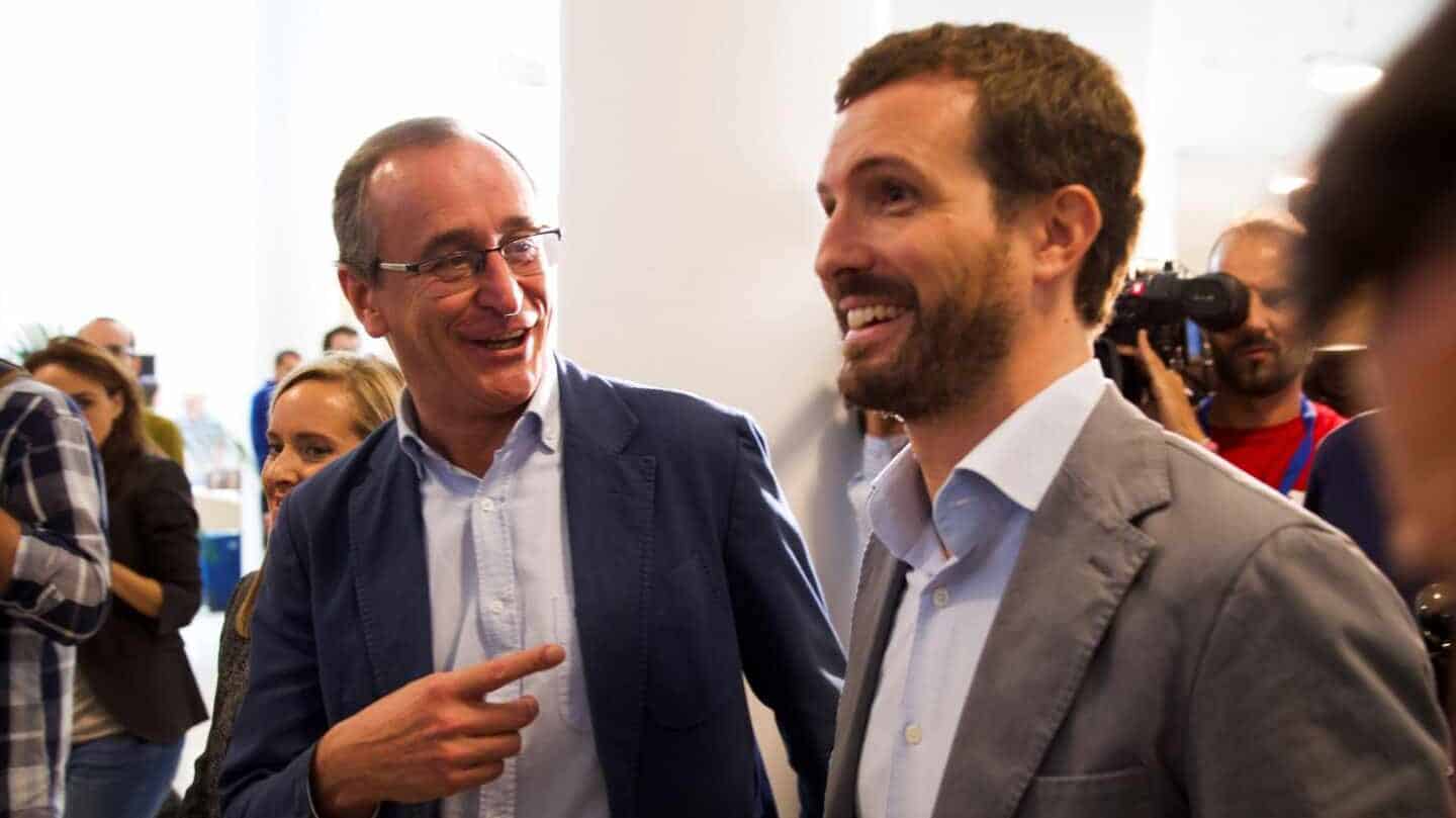 El PP vasco recibe a Pablo Casado en plena bronca contra Álvarez de Toledo