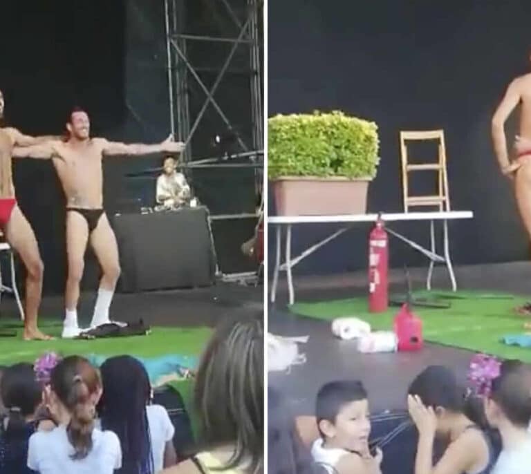 'Striptease' para niños en las fiestas de La Mercè de Barcelona