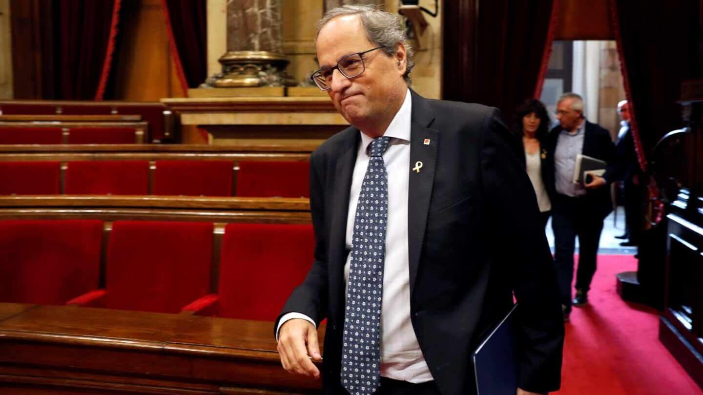 El CIS de Torra vuelve a desmontar el mito del 80% favorable a un referéndum en Cataluña