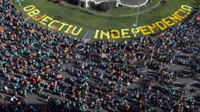 La Guardia Urbana certifica el pinchazo de la Diada y reduce a la mitad los asistentes