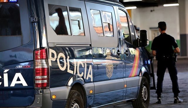 Furgoneta de la Policía Nacional.