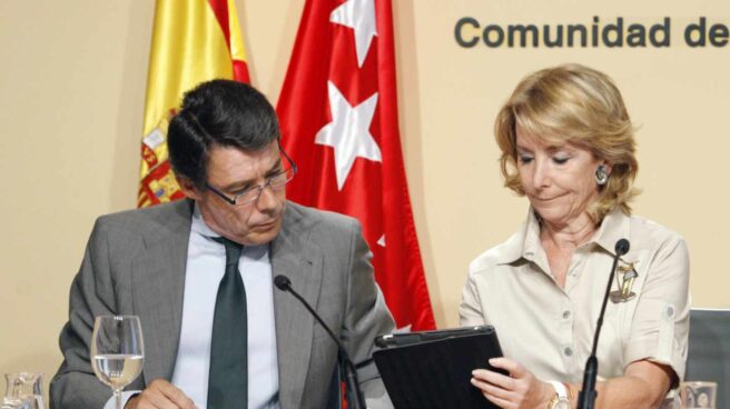 Ignacio González y Esperanza Aguirre en 2011.