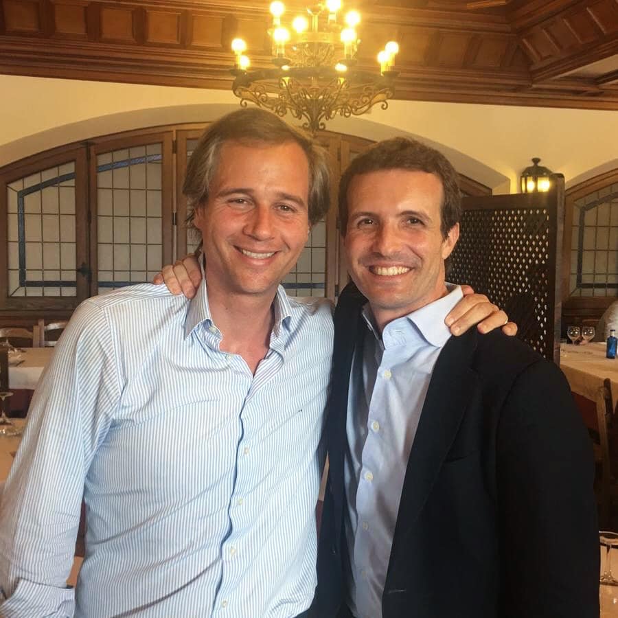 Antonio González Terol y Pablo Casado, juntos, en una imagen compartida en redes sociales.