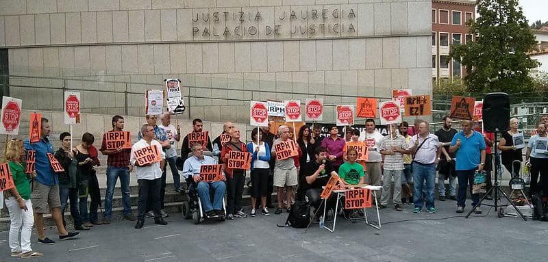 Manifestación contra las hipotecas abusivas.