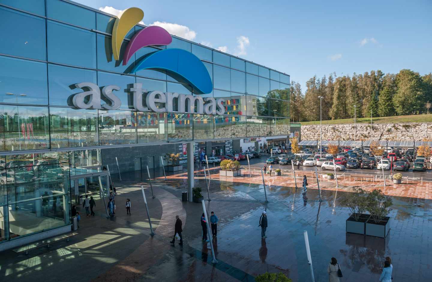 Centro comercial As Termas, en Lugo, uno de los activos de Lar España.