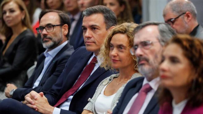 Pedro Sánchez, durante un desayuno informativo este jueves en Madrid.