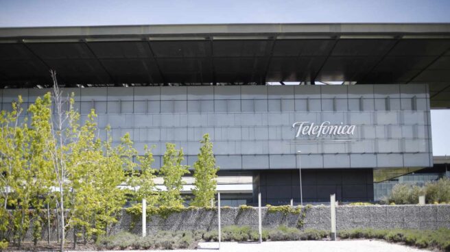 La sede central del Grupo Telefónica, en Madrid.