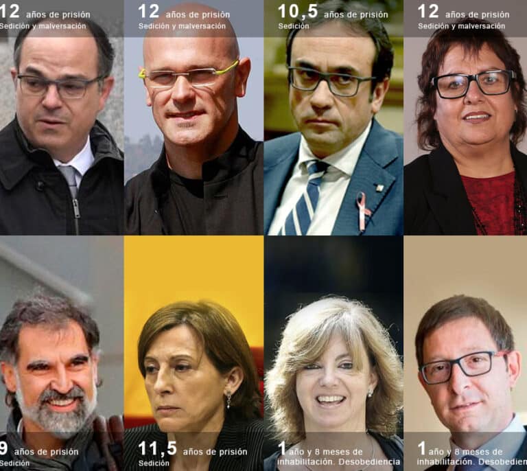 Junqueras, condenado a 13 años de prisión como líder del 'procés' por sedición y malversación