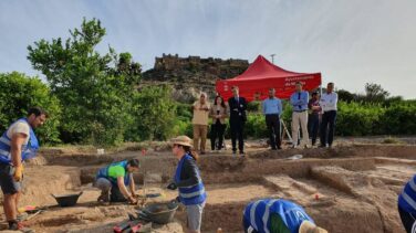 Hallan el yacimiento de un palacio real del siglo XII en una finca de recreo de Murcia