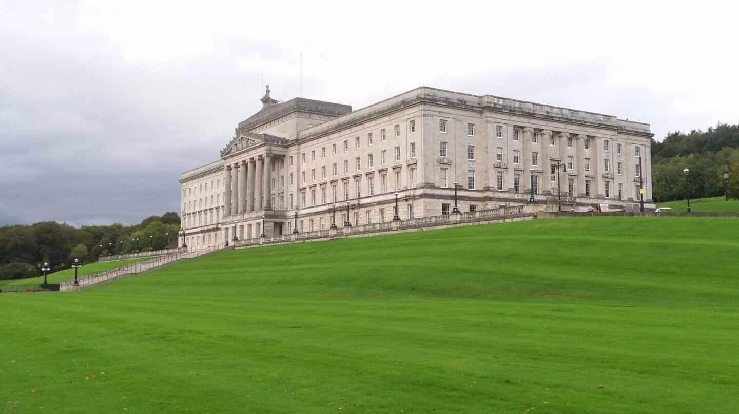 Parlamento de Stormont, en Belfast.