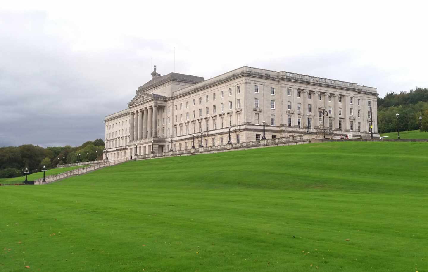 Parlamento de Stormont, en Belfast.