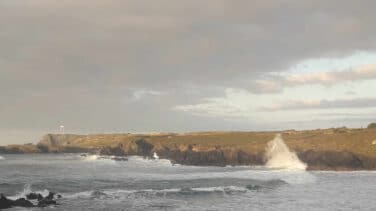 Las lluvias caerán en el noroeste peninsular y el riesgo por olas de hasta 5 metros