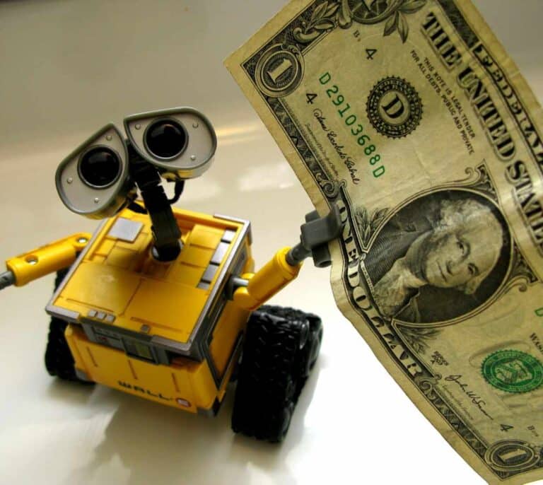 Ponga su dinero en manos de un robot