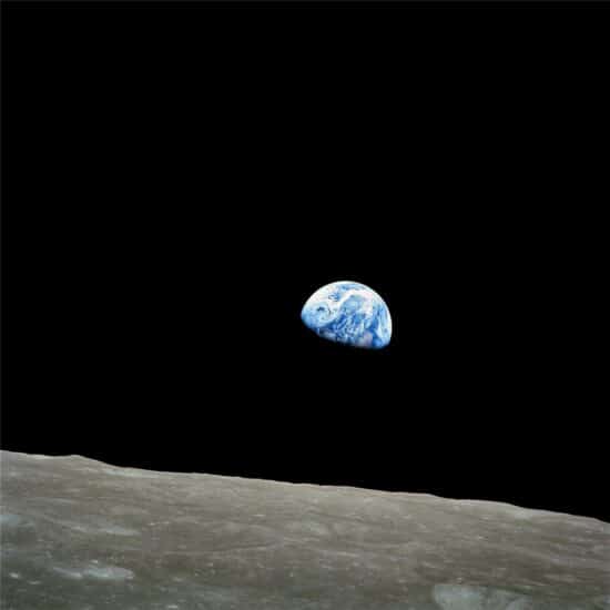 Vista de la Tierra desde la Luna