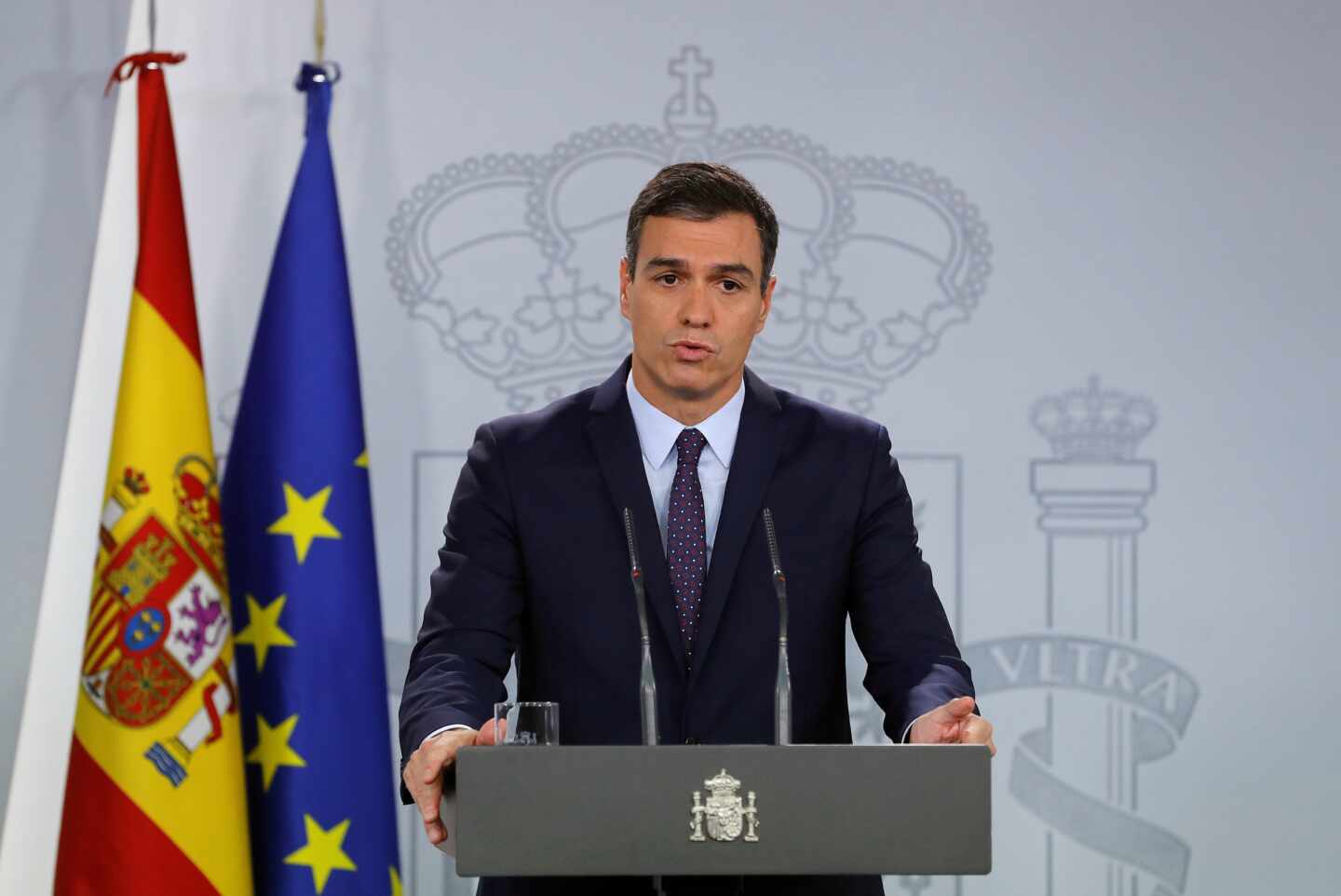 Sánchez preside la reunión del Comité de Coordinación sobre situación en Cataluña