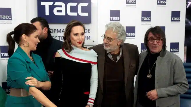Plácido Domingo sortea en Moscú las preguntas sobre las acusaciones de abuso sexual
