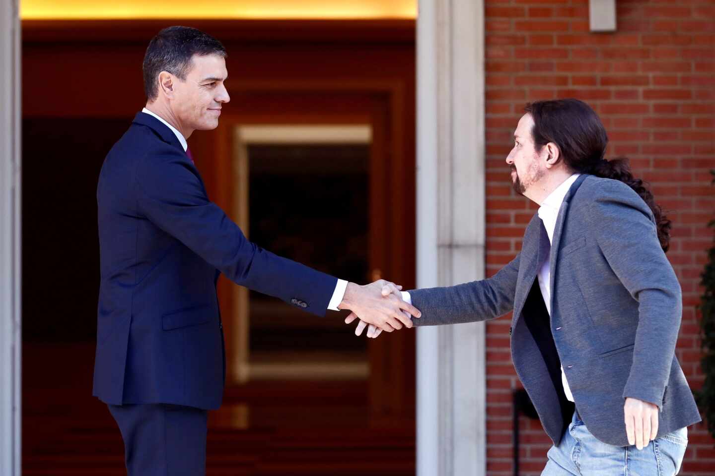 Siga en directo la comparecencia de Pedro Sánchez y Pablo Iglesias para anunciar un acuerdo de Gobierno