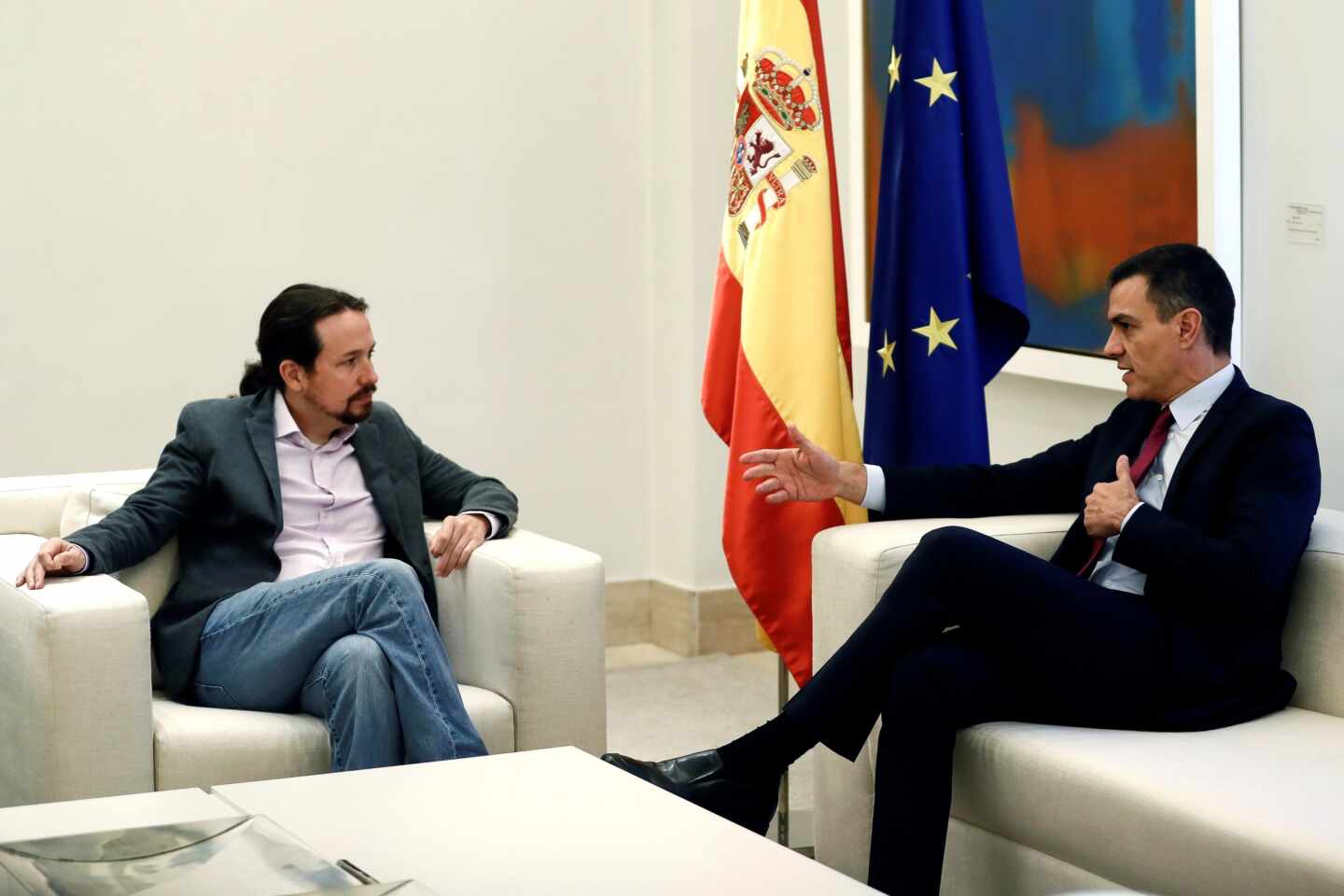 Sánchez acepta a Iglesias como vicepresidente en un Gobierno de coalición con Podemos