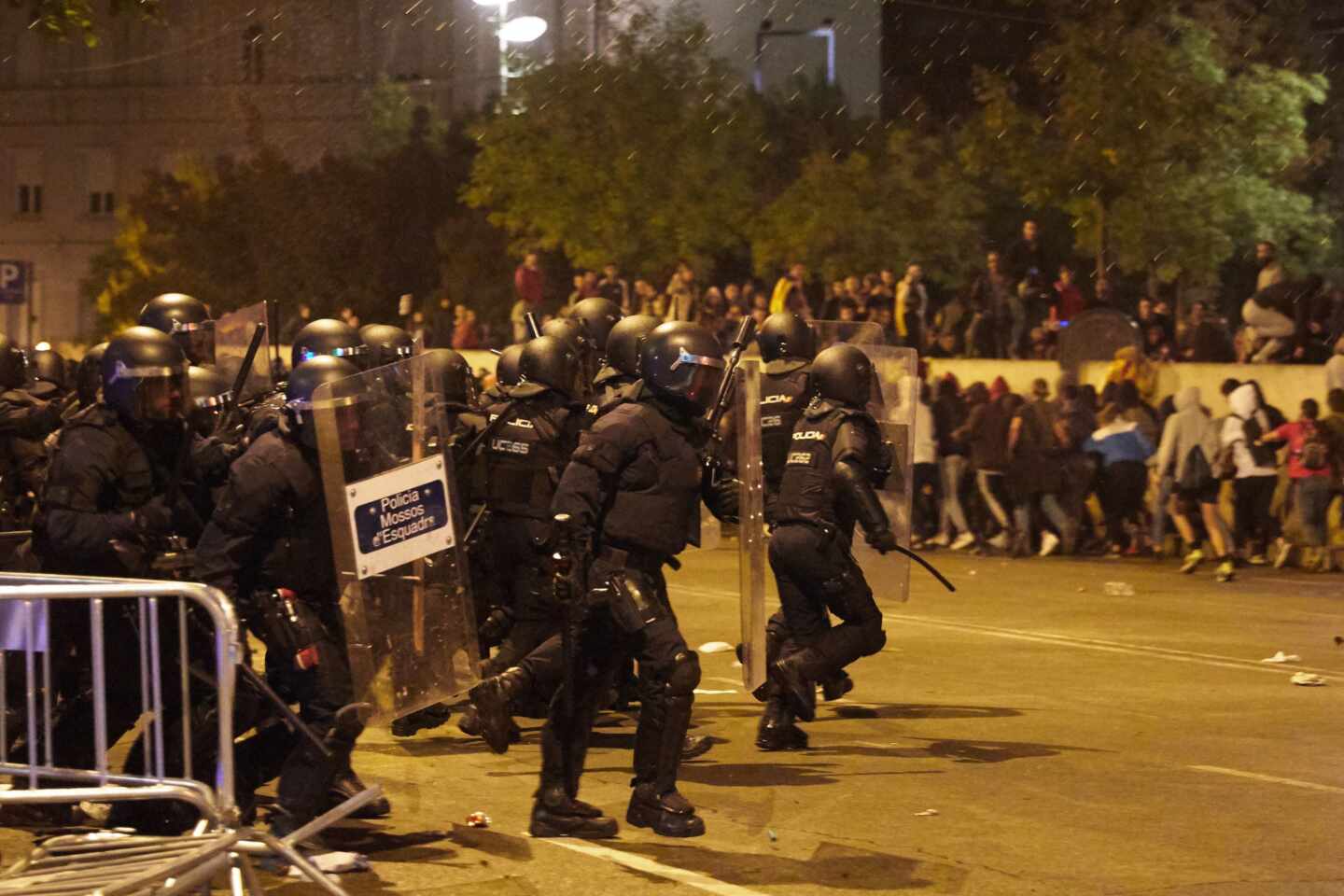 Gerona ejercerá de acusación popular contra los policías de los disturbios por la sentencia del procés